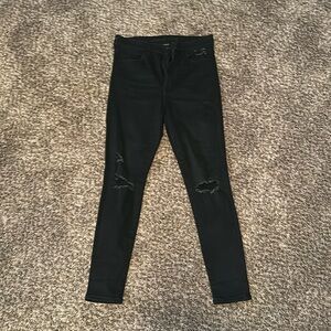 AE Black Super High Rise Jeggings